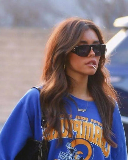 Madison Beer rocking vintage Chanel sunglasses