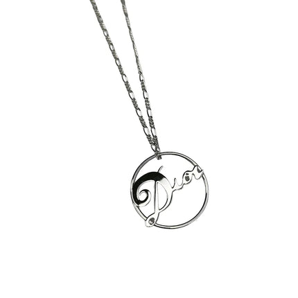 Dior Cursive Script Necklace