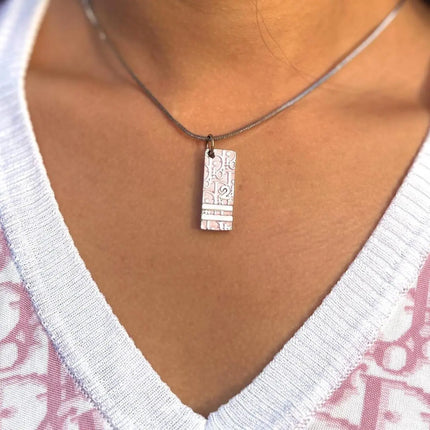 Dior Pink Trotter Pendant Necklace