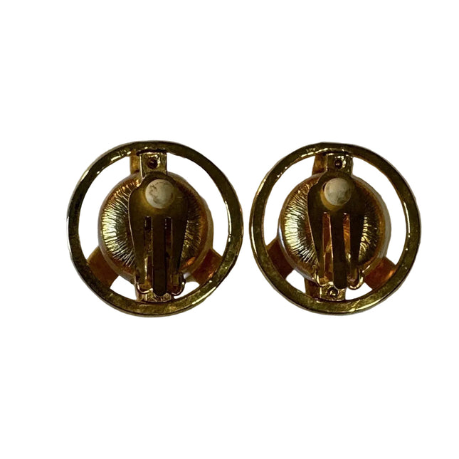 Moschino Peace Sign Earrings