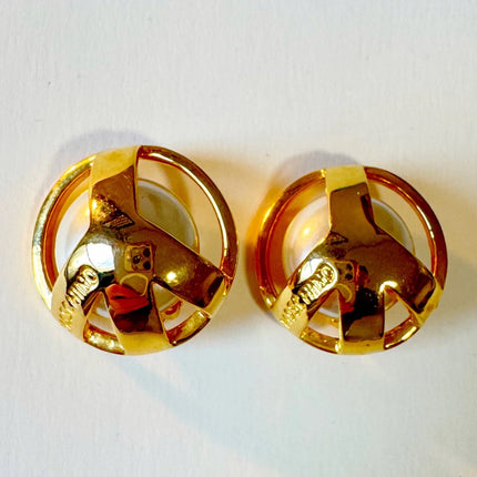 Moschino Peace Sign Earrings