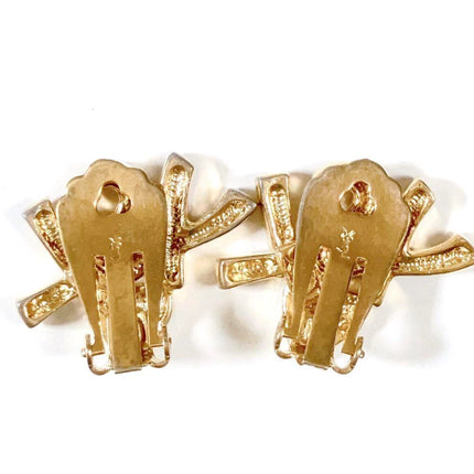 YSL Heart Clip On Earrings
