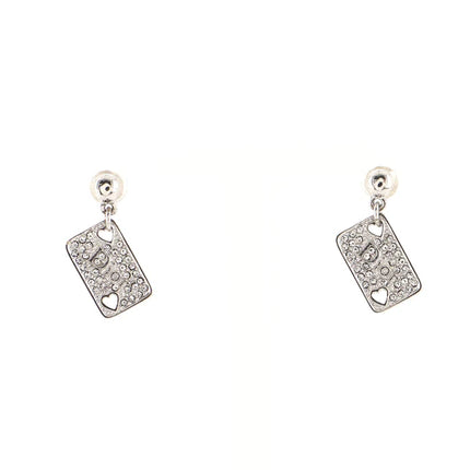 Dior Playing Card Earrings