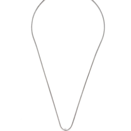 Christian Dior silver necklace with CD letter pendant