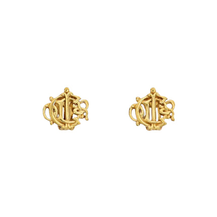 Dior Classic Logo Monogram Earrings