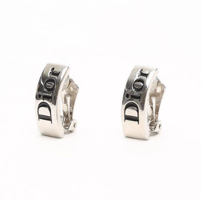 Dior Logo Clip Earrings