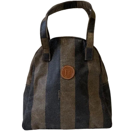 Fendi Pequin Top Handle Handbag