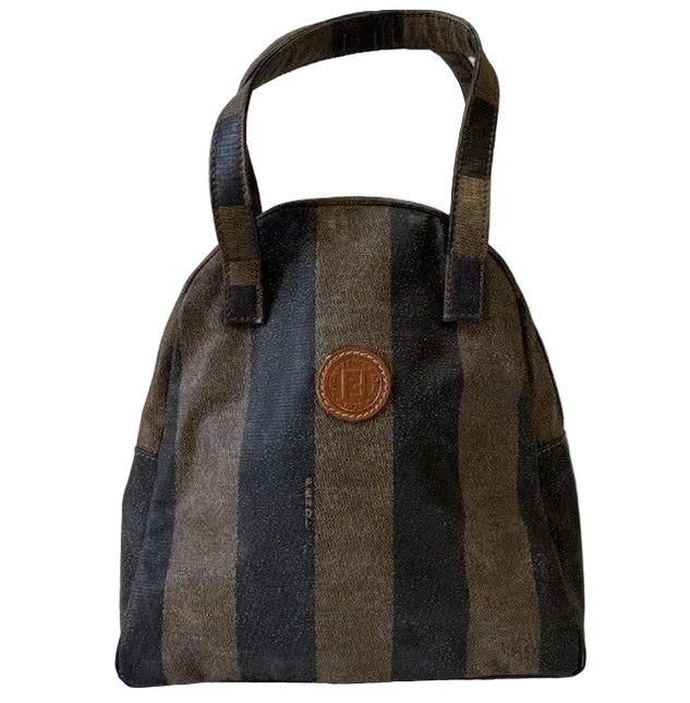 Fendi Pequin Top Handle Handbag