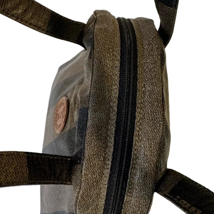 Fendi Pequin Top Handle Handbag