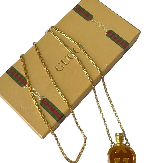 Gucci Perfume Bottle Necklace